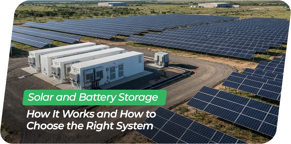 Solar and Battery Storage: How It Works and How to Choose the Right System
