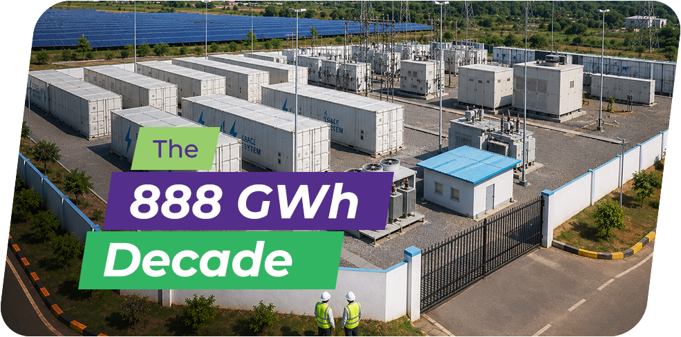 The 888 GWh Decade: What India's Energy Storage Buildout Means for Businesses Buying Power