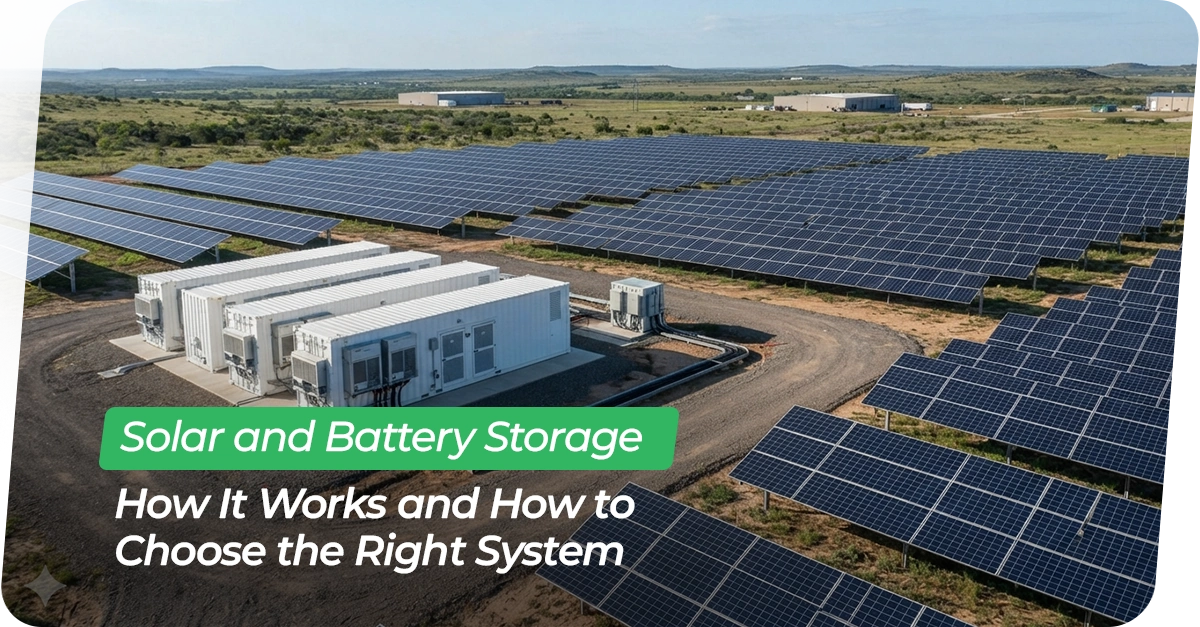 Solar and Battery Storage: How It Works and How to Choose the Right System